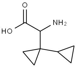 2-amino-2-(1-cyclopropylcyclopropyl)acetic acid Structure