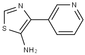 5-Amino-4-(3-pyridyl)thiazole Struktur