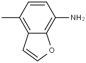4-Methylbenzofuran-7-amine Struktur