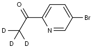 1-(5-bromopyridin-2-yl)ethan-1-one-2,2,2-d3 Struktur