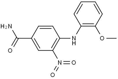 Benzamide, 4-[(2-methoxyphenyl)amino]-3-nitro-|