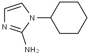 1-cyclohexyl-1H-imidazol-2-amine Struktur