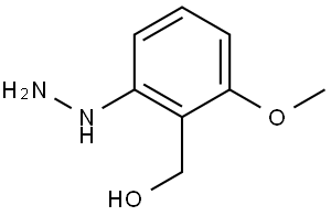 Benzenemethanol, 2-hydrazinyl-6-methoxy- Structure