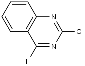 2-chloro-4-fluoroquinazoline Struktur