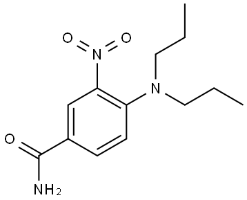 Benzamide, 4-(dipropylamino)-3-nitro- Struktur