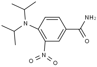 Benzamide, 4-[bis(1-methylethyl)amino]-3-nitro- Struktur