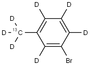 1-bromo-3-(methyl-13C-d3)benzene-2,4,5,6-d4|