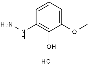 Phenol, 2-hydrazinyl-6-methoxy-, hydrochloride (1:1) Structure