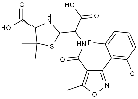 Flucloxacillin EP Impurity A Sodium Salt(Mixture of Diastereomers) Struktur