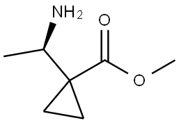 methyl (R)-1-(1-aminoethyl)cyclopropane-1-carboxylate Structure
