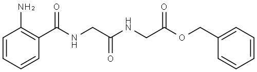 benzyl (2-aminobenzoyl)glycylglycinate Struktur