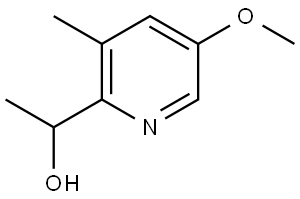 1-(5-甲氧基-3-甲基吡啶-2-基)乙-1-醇, 3052723-89-1, 结构式