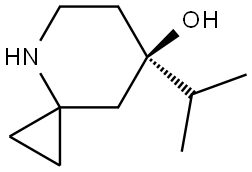 (R)-7-Isopropyl-4-azaspiro[2.5]octan-7-ol Struktur
