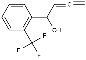 α-1,2-Propadien-1-yl-2-(trifluoromethyl)benzenemethanol Struktur