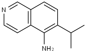 5-Isoquinolinamine, 6-(1-methylethyl)- Struktur