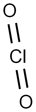 Chlorine dioxide Structure