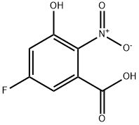 5-Fluoro-3-hydroxy-2-nitrobenzoic acid Struktur