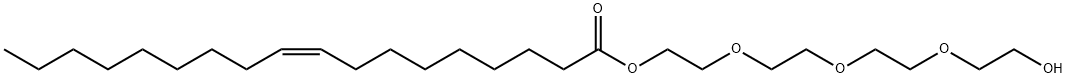 2-[2-[2-(2-hydroxyethoxy)ethoxy]ethoxy]ethyl oleate Structure