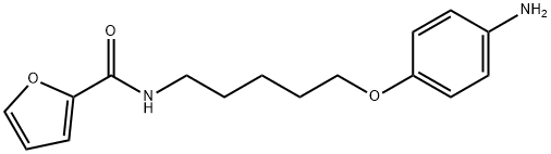 N-[5-(4-aminophenoxy)pentyl]furan-2-carboxamide|化合物 2-Furamide, N-(5-(p-aminophenoxy)pentyl)-