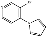 3-BroMo-4-(1H-pyrrol-1-yl)pyridine Structure