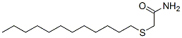 2-(十二烷基硫代)-乙酰胺 结构式