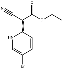 ETHYL 2-(5-BROMOPYRIDIN-2-YLIDENE)-2-CYANOACETATE, 103590-10-9, 结构式