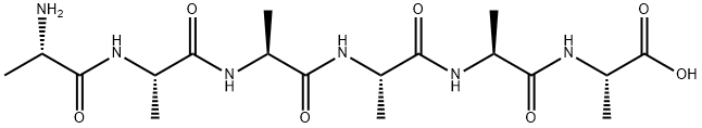 H-ALA-ALA-ALA-ALA-ALA-ALA-OH Structure