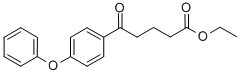 ETHYL 5-OXO-5-(4-PHENOXYPHENYL)VALERATE Struktur