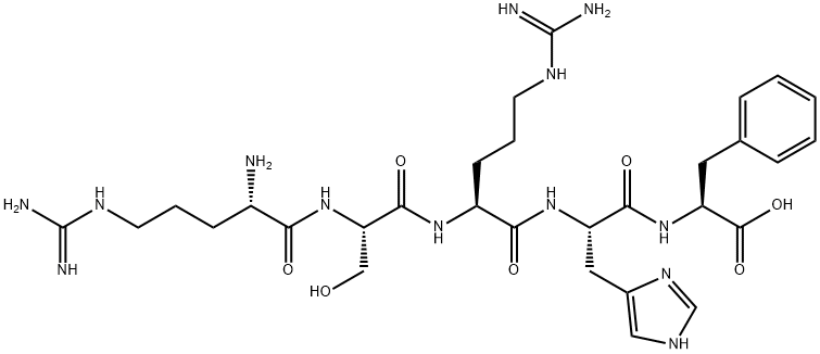 H-ARG-SER-ARG-HIS-PHE-OH ACETATE SALT|H-ARG-SER-ARG-HIS-PHE-OH