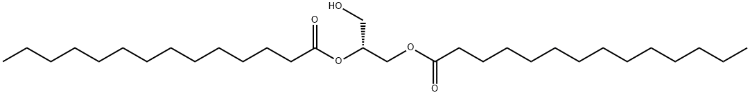 2 3-Dimyristoyl-sn-glycerol* Structure