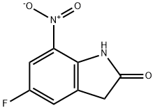 5-fluoro-7-nitro-1,3-dihydro-indol-2-one