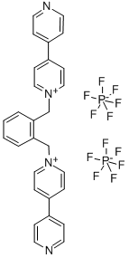 1,1''-[1,2-PHENYLENEBIS(METHYLENE)]BIS-4,4'-BIPYRIDINIUM BISHEXAFLUOROPHOSPHATE Structure
