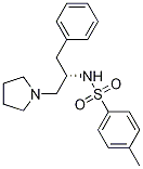 BenzenesulfonaMide, 4-Methyl-N-[(1S)-2-phenyl-1-(1-pyrrolidinylMethyl)ethyl]- Struktur