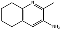 3-Quinolinamine,  5,6,7,8-tetrahydro-2-methyl- Struktur