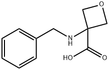 3-(Benzylamino)oxetane-3-carboxylic acid Structure