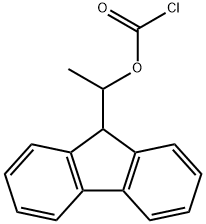 (+)-1-(9-FLUORENYL)ETHYL CHLOROFORMATE Struktur