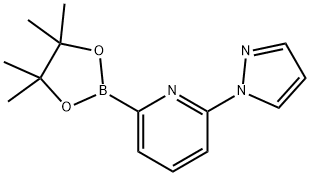 6-(1H-PYRAZOL-1-YL)PYRIDINE-2-BORONIC ACID PINACOL ESTER|2-(1H-吡唑-1-基)-6-(4,4,5,5-四甲基-1,3,2-二噁硼烷-2-基)吡啶