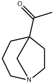 Ethanone, 1-(1-azabicyclo[3.2.1]oct-5-yl)- (9CI) Struktur