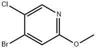 4-BroMo-5-chloro-2-Methoxypyridine Struktur