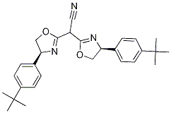 Bis[(4S)-4-(4-tert-butylphenyl)-4,5-dihydro-2-oxazolyl]acetonitrile price.