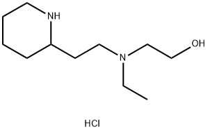 2-{Ethyl[2-(2-piperidinyl)ethyl]amino}-1-ethanoldihydrochloride Struktur