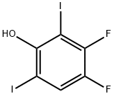 3,4-Difluoro-2,6-diiodophenol Structure