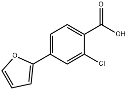 2-Chloro-4-(furan-2-yl)benzoic acid price.