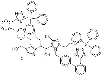 N,N’-Ditrityl Losartan α-Butyl-losartan Aldehyde Adduct|