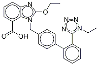1H-1-Ethyl-d5 Candesartan Struktur