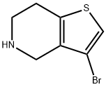 3-bromo-4,5,6,7-tetrahydrothieno[3,2-c]pyridine
 Structure
