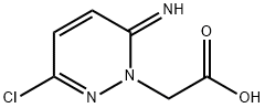 6-Chloro-3-imino-2,3-dihydropyridazine-2-acetic acid Struktur
