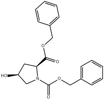 (2s,4s)-dibenzyl 4-hydroxypyrrolidine-1,2-dicarboxylate