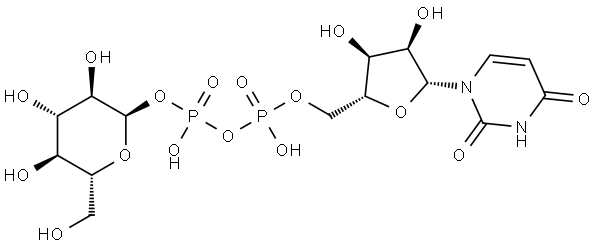 Uridine 5'-(trihydrogen diphosphate), mono-alpha-d-glucopyranosyl ester
