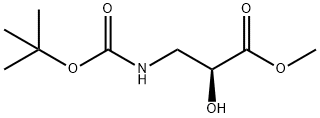 N-BOC-(S)-イソセリンメチルエステル 化学構造式